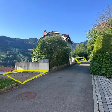 Charming Garden With Views In Apartment Glion