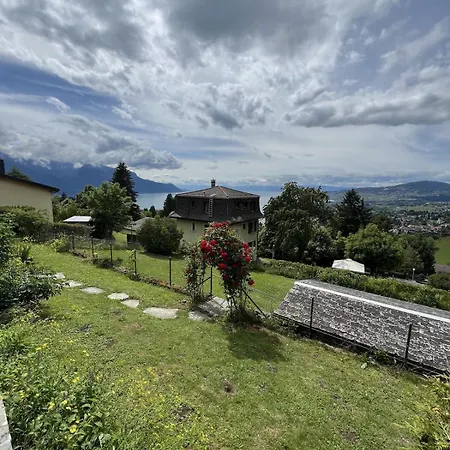 Charming Garden With Views In Glion
